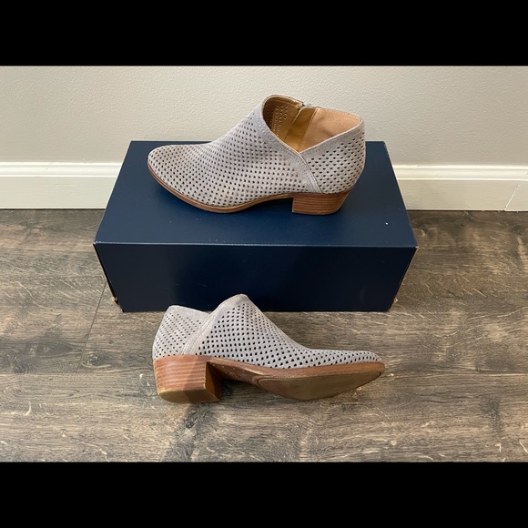 Lucky Brand Gray Suede Booties - Picture 3 of 6